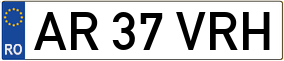 Truck License Plate